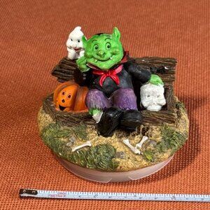 Halloween Vampire Ghost Pumpkin Candle Topper Decor